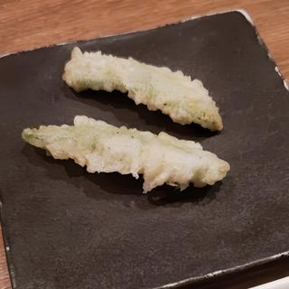 おくらの天ぷら(そば八 )
