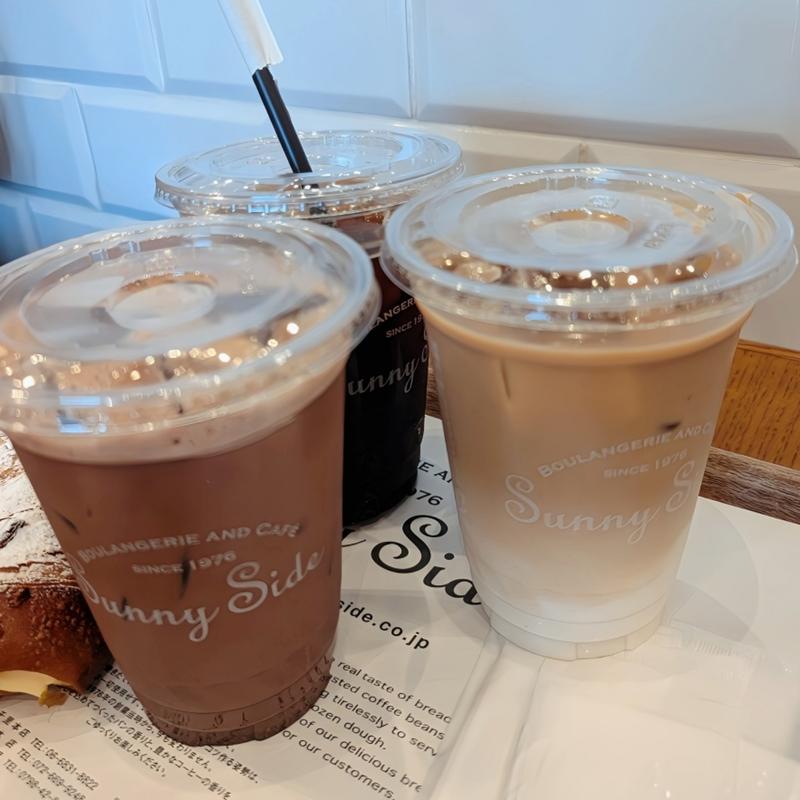 アイスラテ  アイスココア  アイスコーヒー(サニーサイド 高槻岡本店)