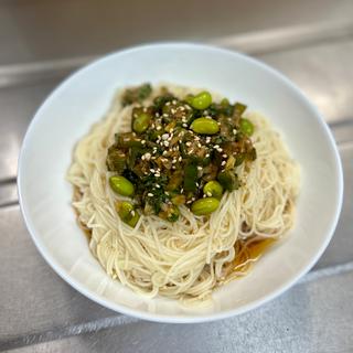オクラそうめん