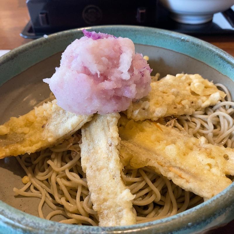 ごぼ天おろしそば(三升屋)