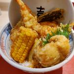 夏天丼 鱧と野菜(天麩羅えびのや ウィング上大岡店)