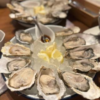 牡蠣の前菜5種食べ比べ
