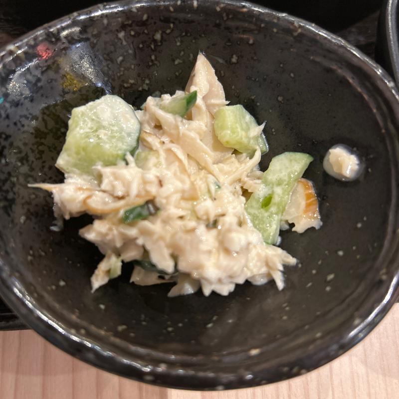 蒸し鶏ときゅうりのマヨネーズ和え(恵美須商店 南2西5店)