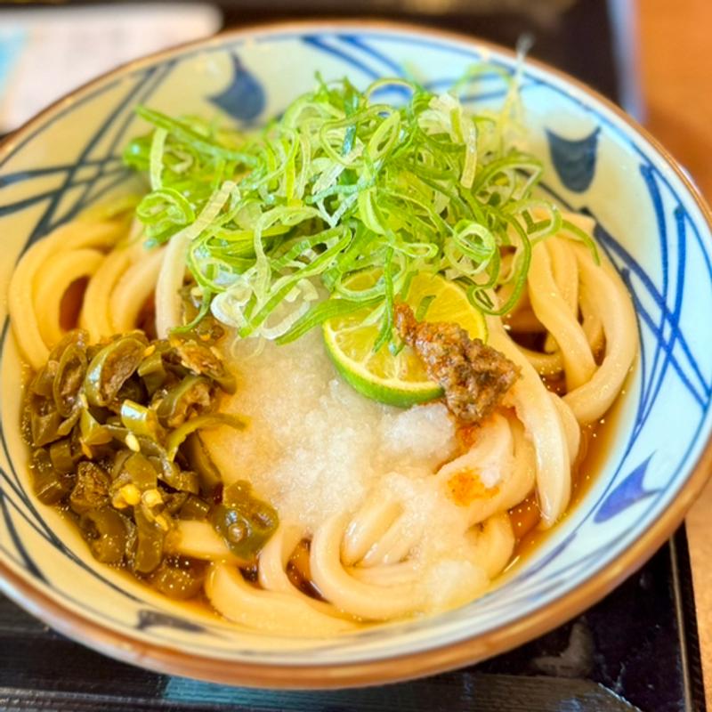 青唐おろしうどん(丸亀製麺横浜瀬谷)