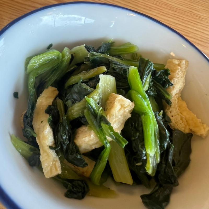 青菜煮(まいどおおきに食堂三木大村店)