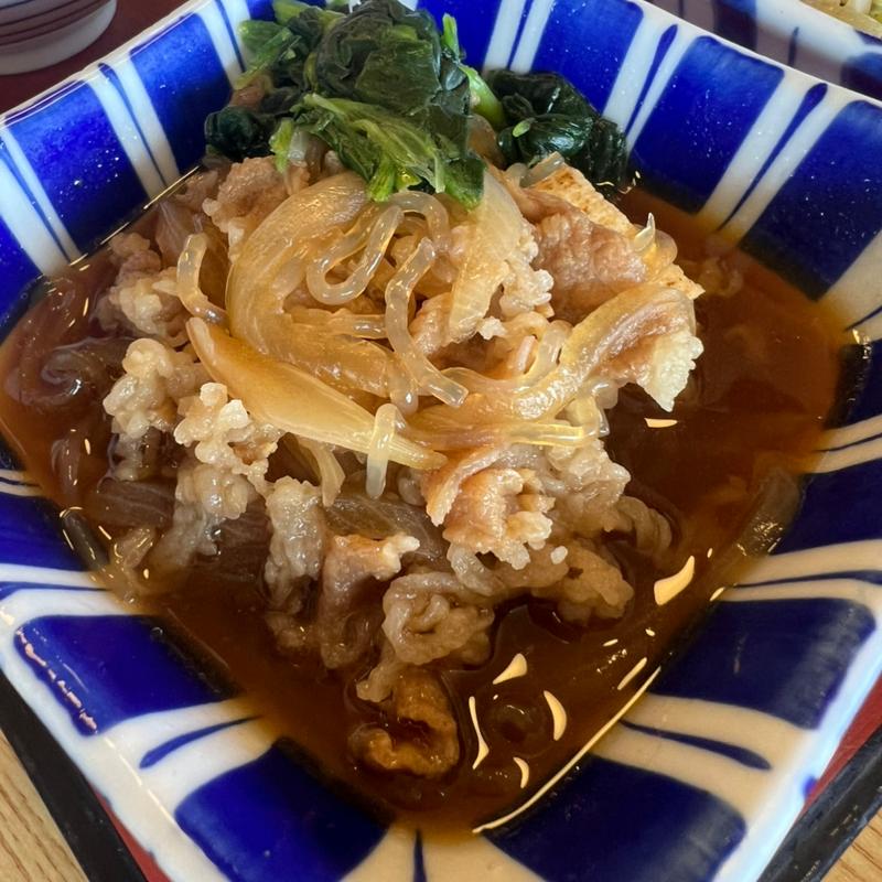 牛すき煮(まいどおおきに食堂三木大村店)