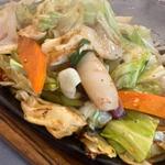 イカ入り野菜炒め
