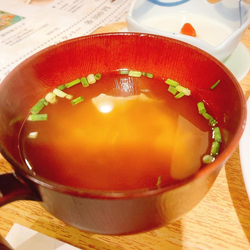 卵スープ（中華プレートランチ）(創作ダイニング JA-KEY)