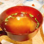 卵スープ（中華プレートランチ）(創作ダイニング JA-KEY)