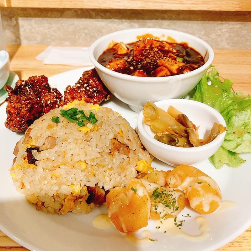 JA-KEYの中華プレート(創作ダイニング JA-KEY)