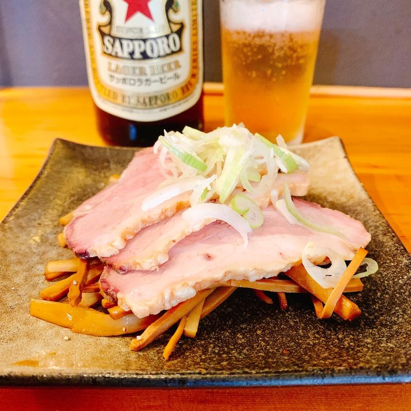 焼豚メンマ　ハーフ(居酒屋 六べぇ)