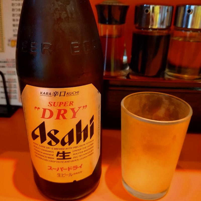 瓶ビール(元祖ニュータンタンメン本舗 武蔵小山店)