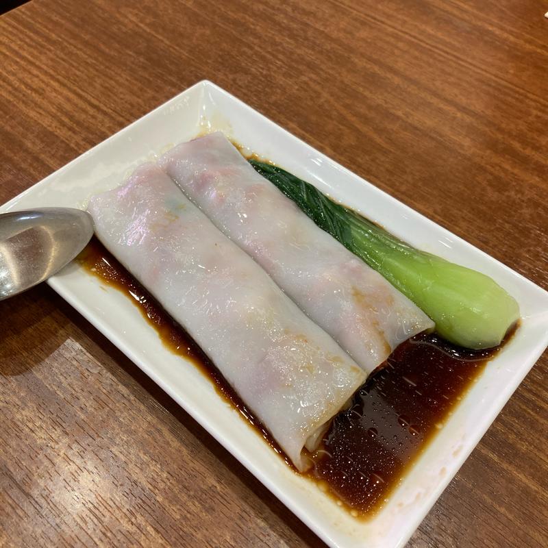 チャーシュークレープ(横浜中華街 香港飲茶 皇朝茶樓)