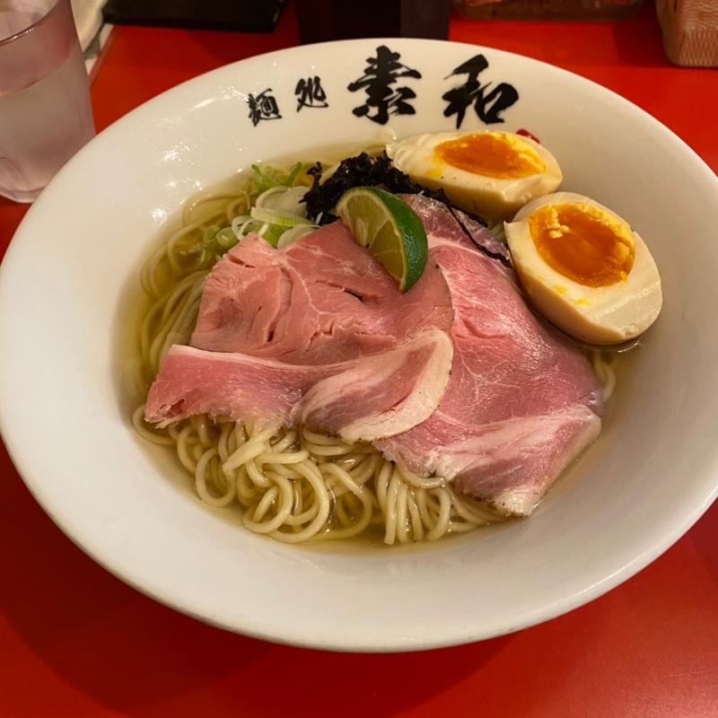 冷やし淡麗煮干し(麺処素和 金山店)