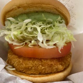 バジルマヨの海老カツバーガー(モスバーガー 上板橋北口店)