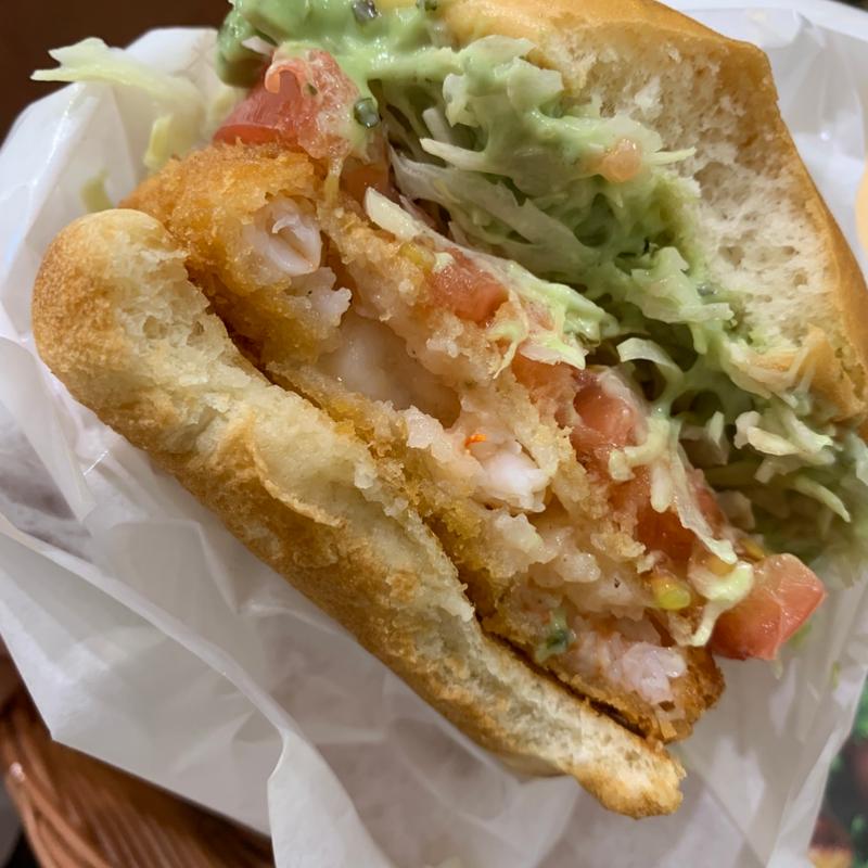 バジルマヨの海老カツバーガー(モスバーガー 上板橋北口店)