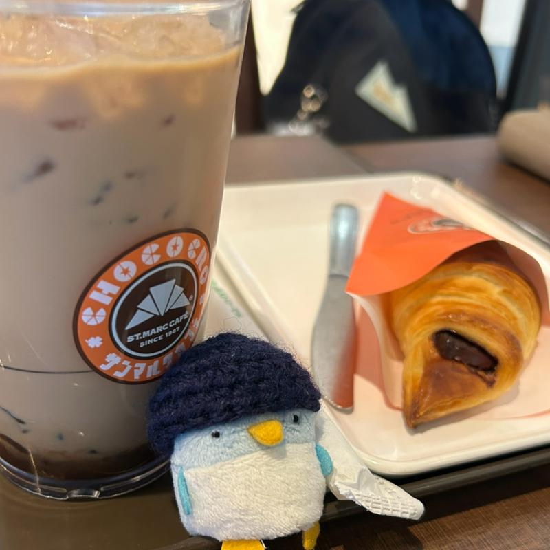 黒糖わらびもちロイヤルミルクティー(サンマルクカフェ 埼玉アトレ川越店)