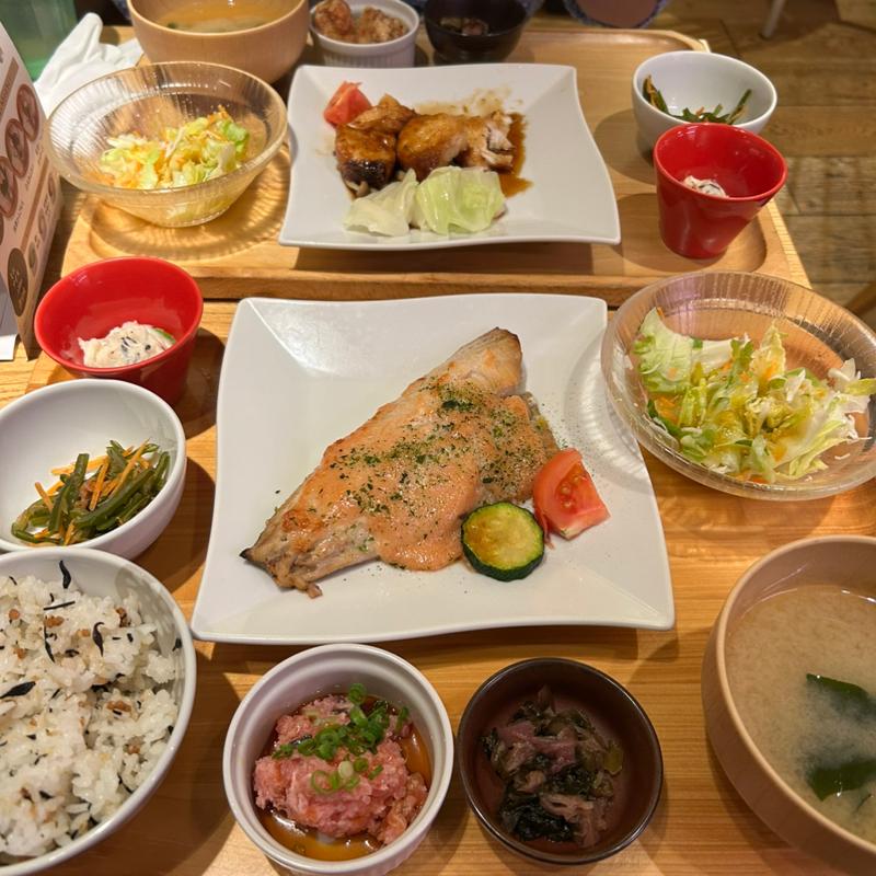 ホッケの明太マヨ焼き(おぼんdeごはん 錦糸町テルミナ店)