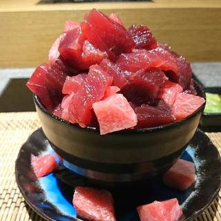こぼれ生鮪鉄火丼(富ヶ谷交差点)