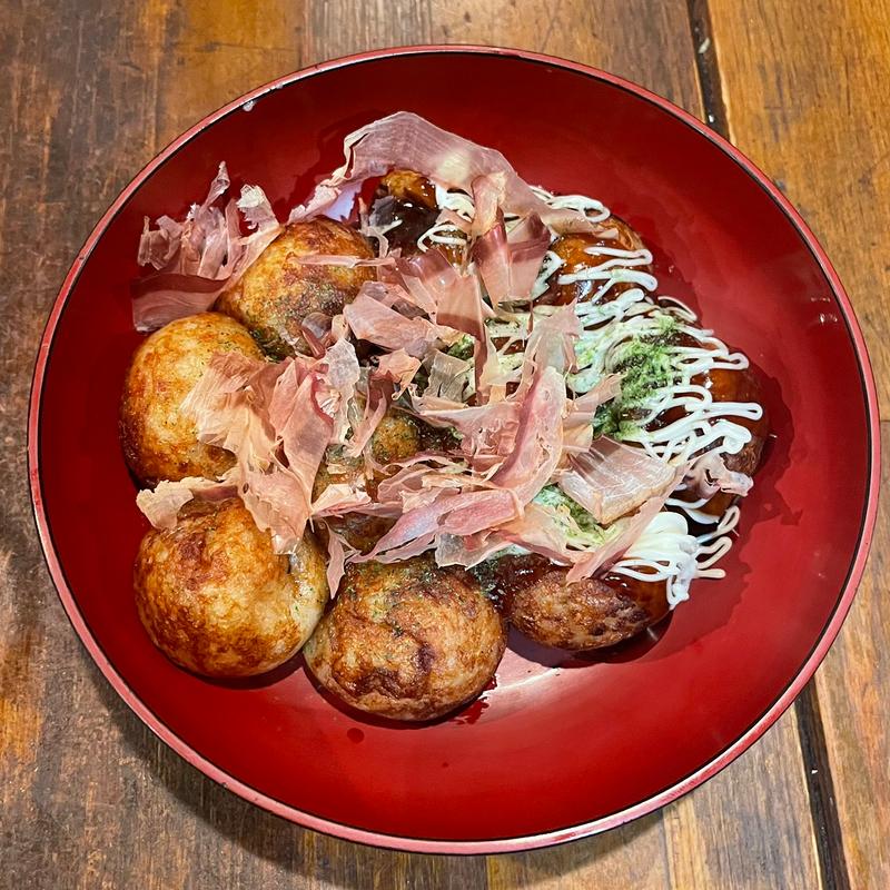 たこ焼きしょうゆとソースマヨ(多幸屋2組)