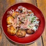 たこ焼きしょうゆとソースマヨ