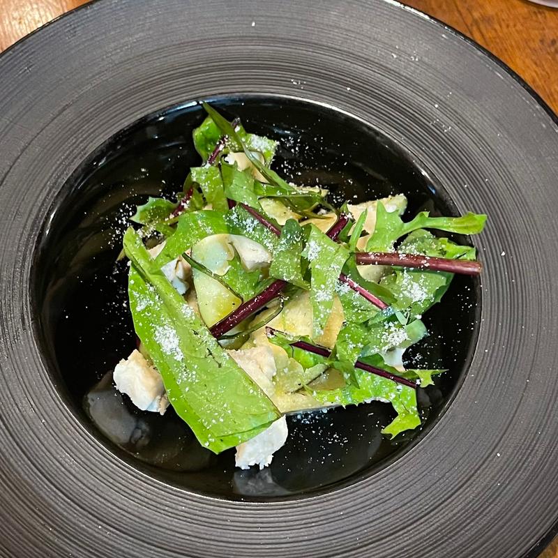 水茄子のサラダ(多幸屋2組)