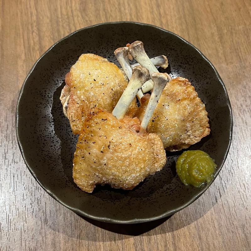 手羽中の黒胡椒揚げ(多幸屋3組)