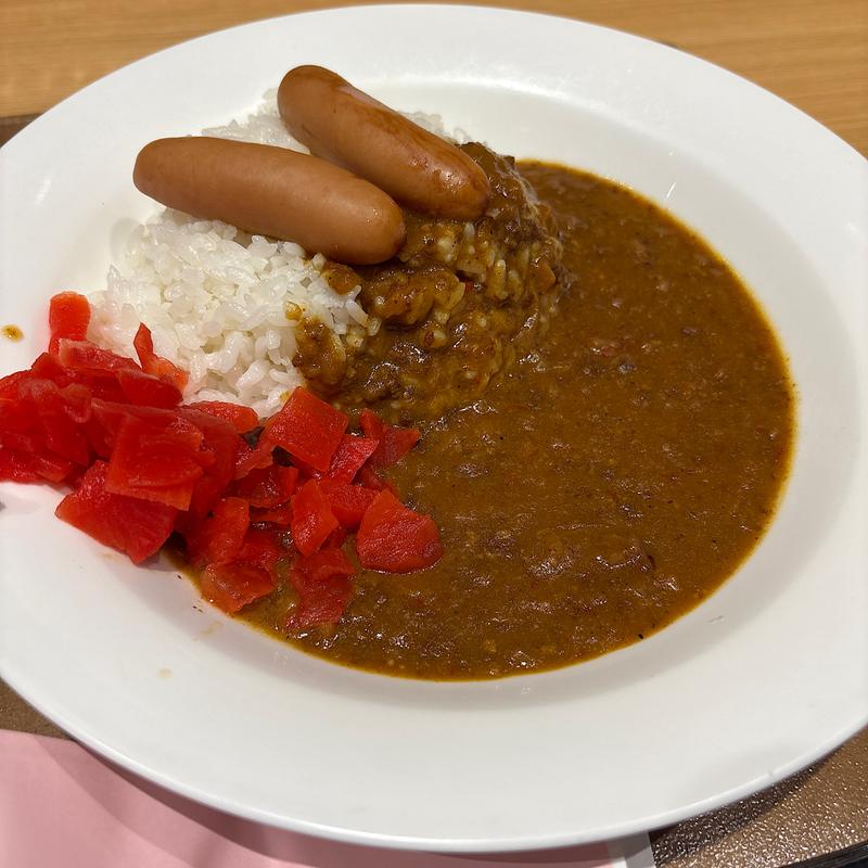 キーマビーフカレー(カレーショップ C＆C 新線新宿店 （カレーショップ シー・アンド・シー）)