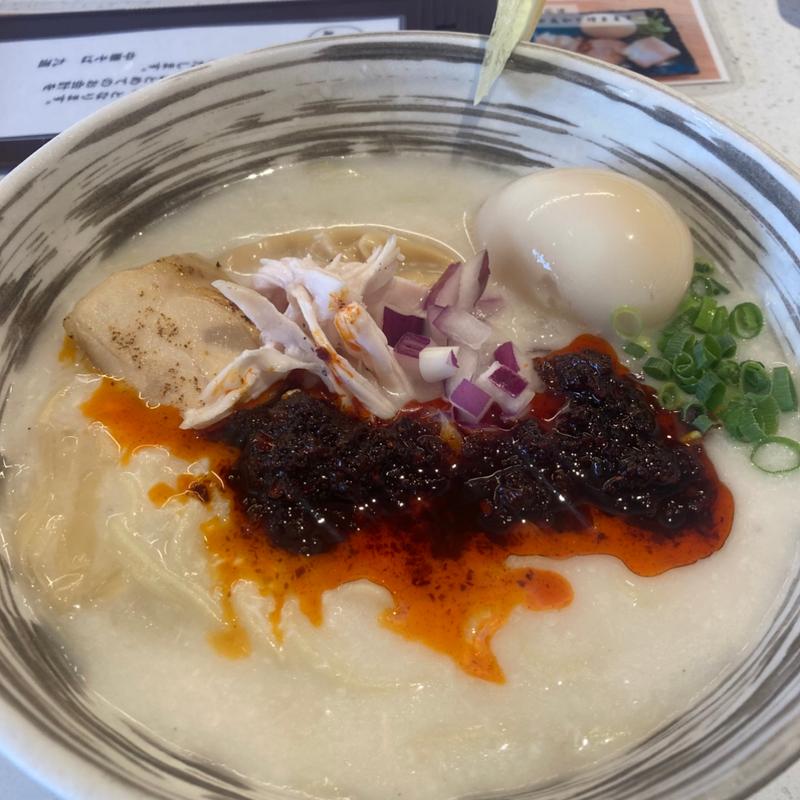 辣油冷やし鶏そば(中華そば 九道 KUDO)