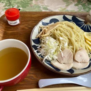 鶏塩つけ麺(らーめんあたりや)