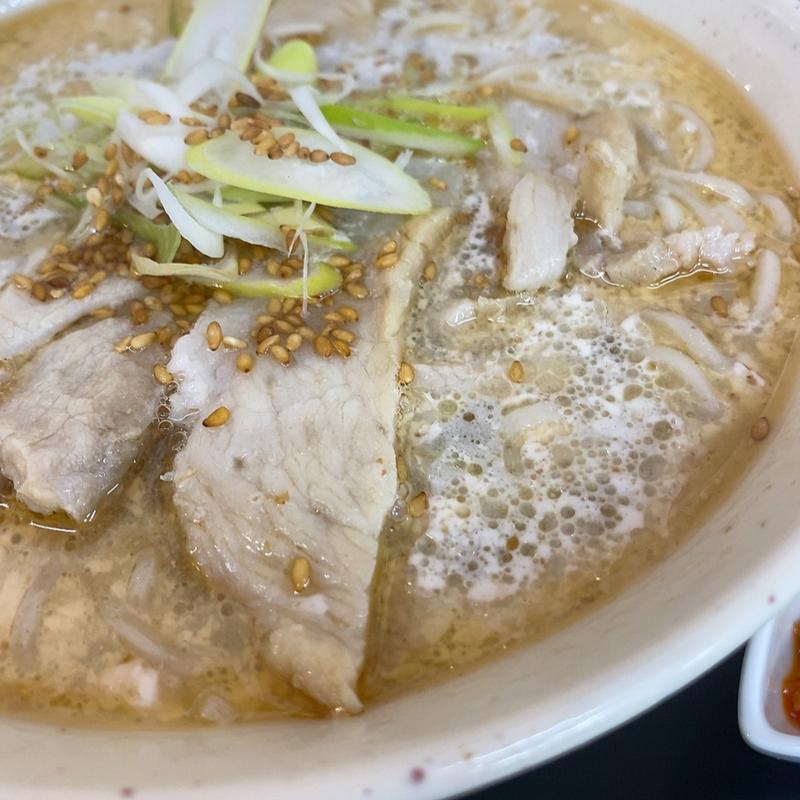 白い松汁そば(立ち食いそばうどん 松石)