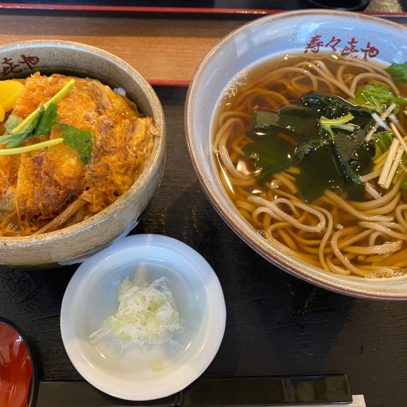 かつ丼セット(寿々喜や早稲田店)