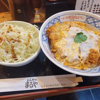 ロースかつ丼セット(立呑み とんかつ まるや 新橋店 )
