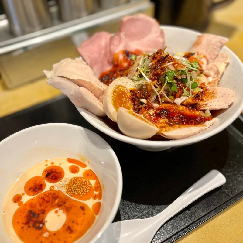 特製よだれ鶏冷やし坦々つけ麺(slurp)