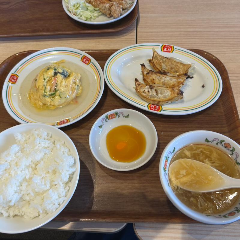 カニ玉ランチ(餃子の王将　354号館林店)