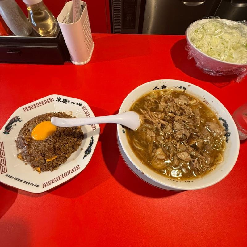 半チャーハンセット(末廣ラーメン本舗 高田馬場分店)