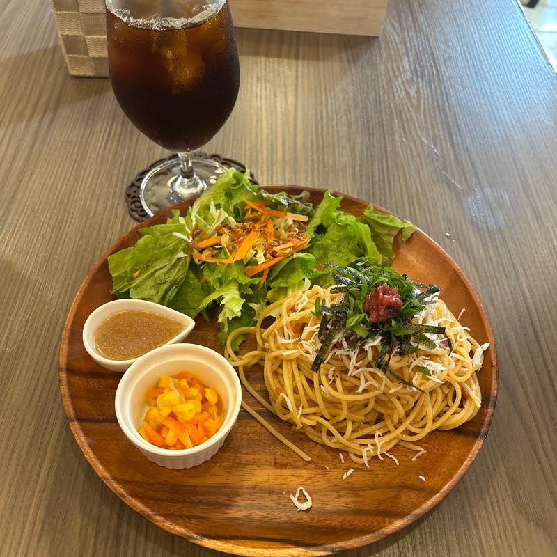 梅とシラスの冷製パスタ(Sバル)