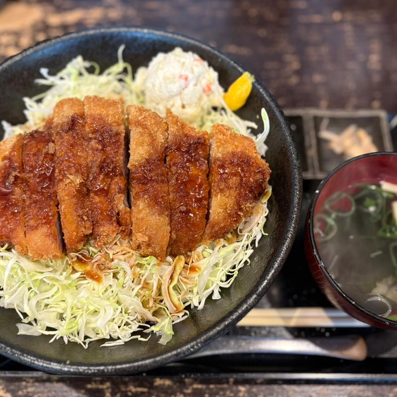 神のソースカツ丼(心温食堂(神))