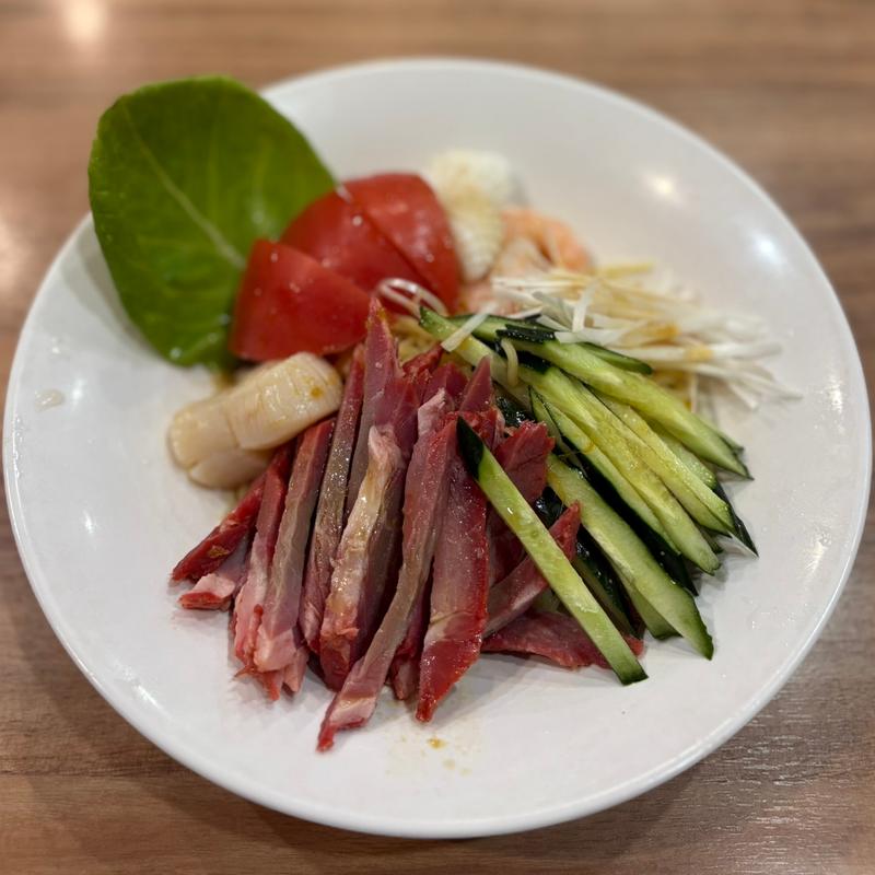 海鮮三種入り冷やし中華(橘屋)