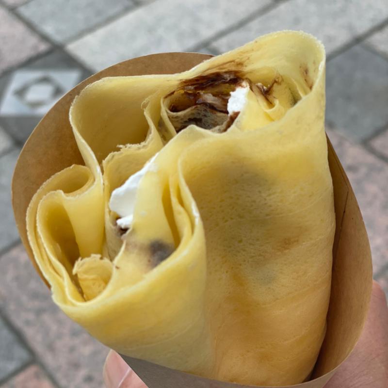 チョコバナナ(土手町のクレープ屋さん クルックー)