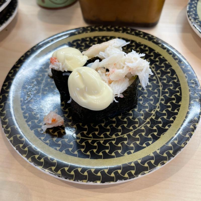 かにマヨ軍艦(はま寿司 西条周布店)