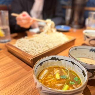 せいろそば　カレーつけ汁(十割そば 天ぷら 相馬庵)