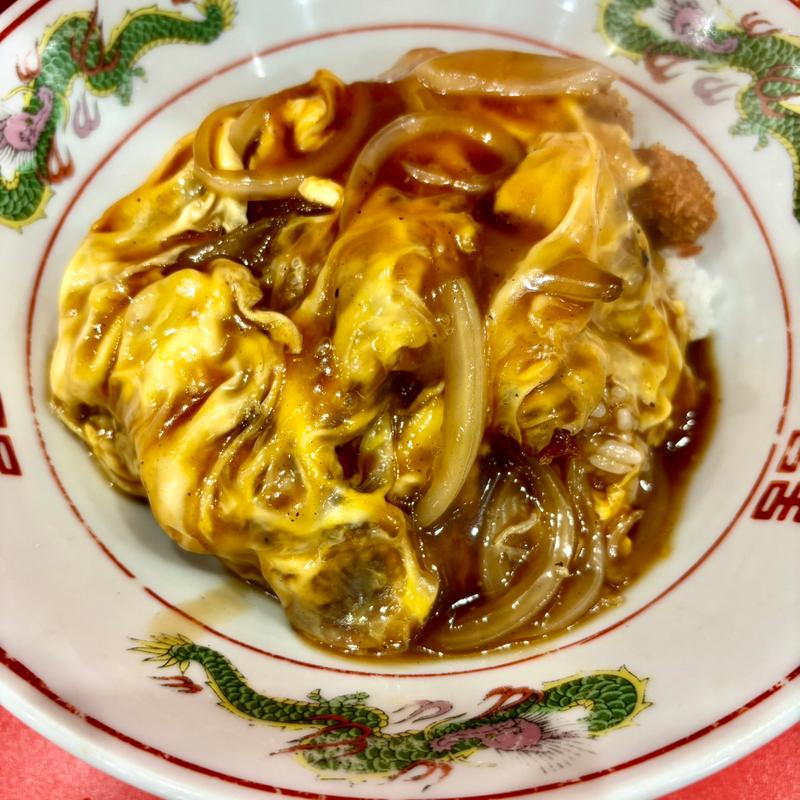 かつ丼(中華料理 萬福)
