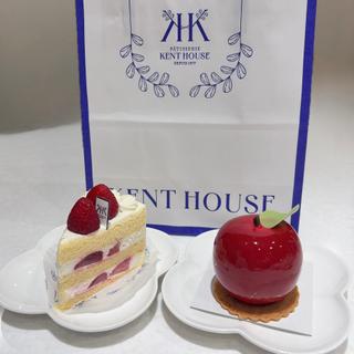 苺のショートケーキ&赤のシブースト