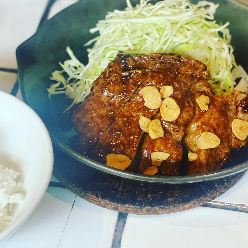 トンテキ定食(東京トンテキ 渋谷店)