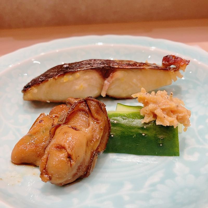 鰆の幽庵焼き（おまかせコース）(鮨 かた山)