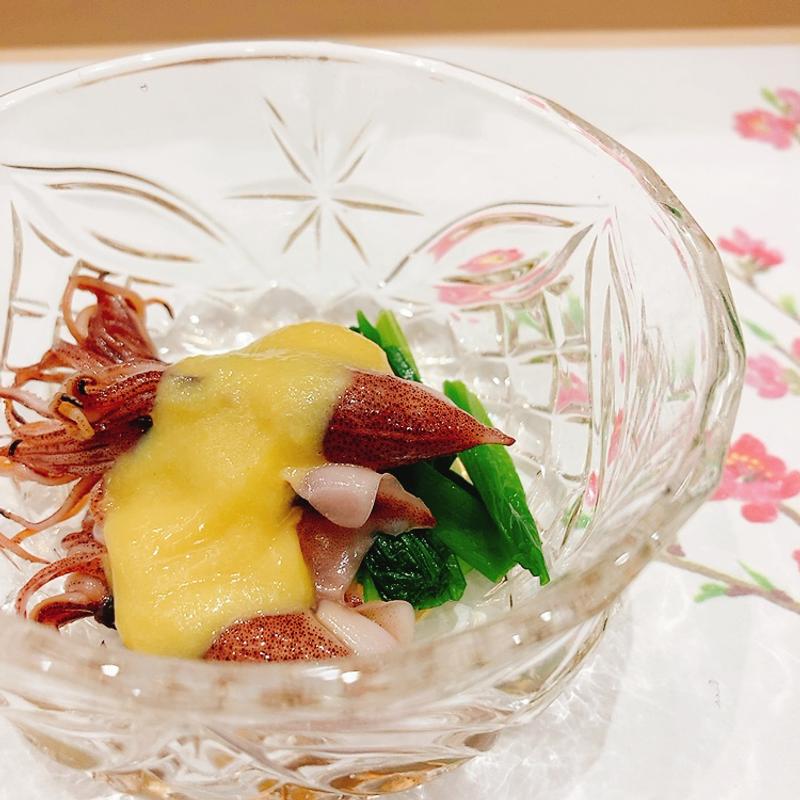 ホタルイカ（おまかせコース）(鮨 かた山)