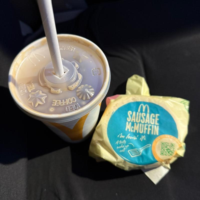 ソーセージマフィン　コンビ(マクドナルド 保木間店)