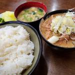 もつ煮込みライス