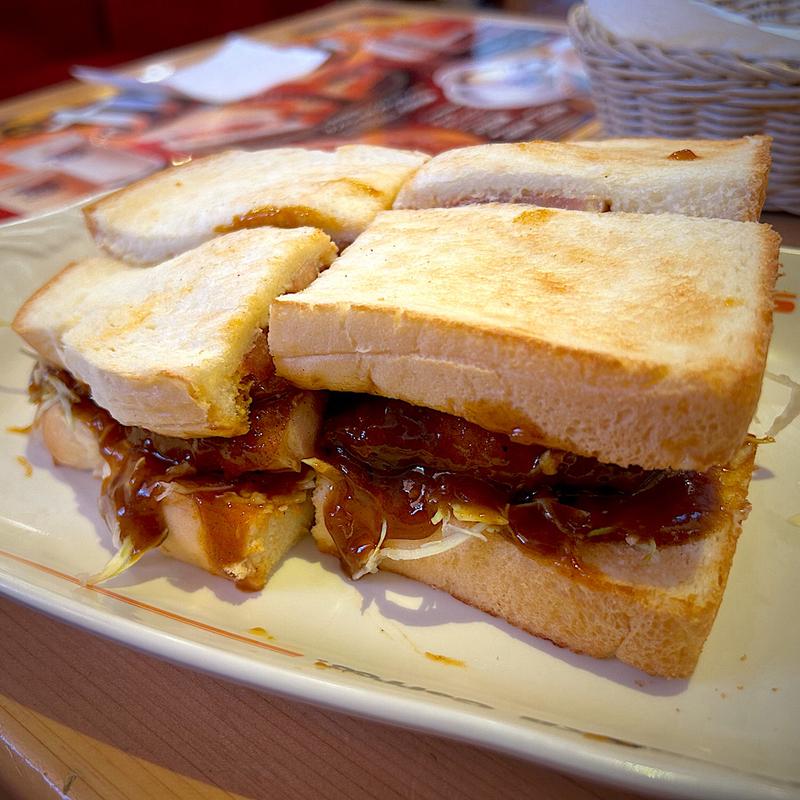 タンドリーチキンホットサンド(コメダ珈琲店 仙台富沢店)